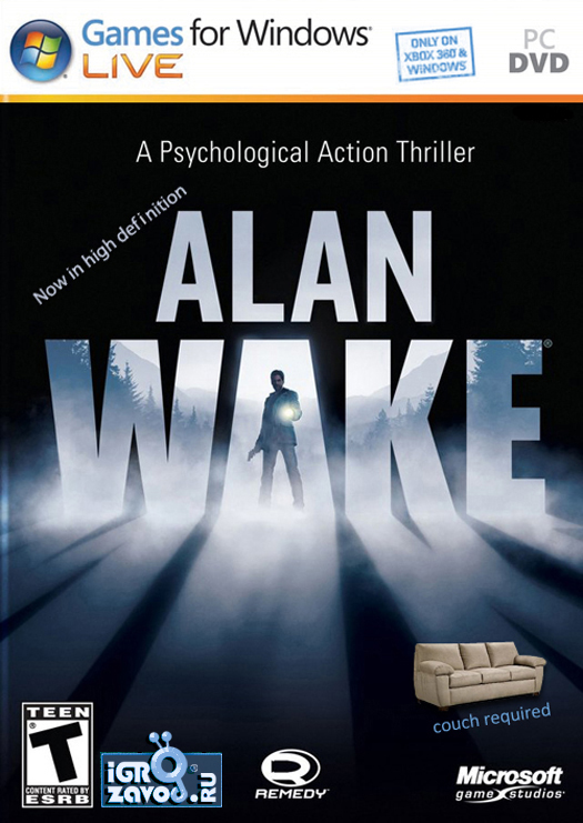 Скачать игру Alan Wake / Алан Уэйк [Вейк] (2012/Rus/Eng/Microsoft Game Studios/Новый Диск/Repack/Торрент) на большой скорости