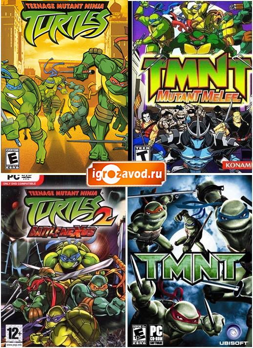Антология игровой серии Teenage Mutant Ninja Turtles (TMNT) / Черепашки-ниндзя (Черепашки мутанты ниндзя) [2003-2007]