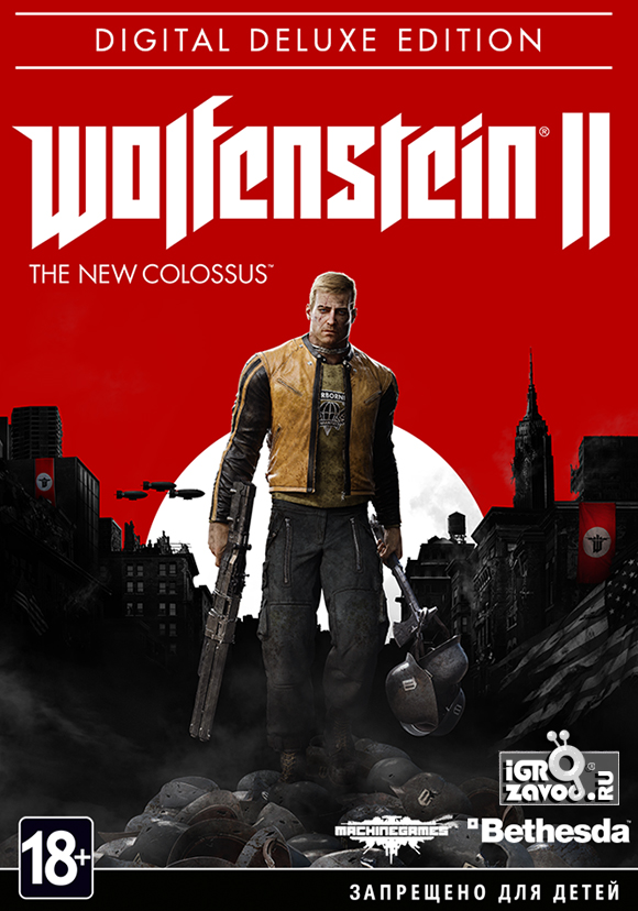 Wolfenstein II: The New Colossus — Digital Deluxe Edition / Волчий камень (Вольфенштайн) 2: Новый Колосс — Цифровое подарочное издание